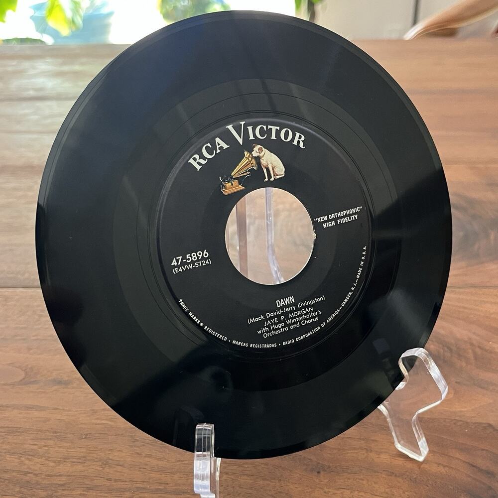 Jaye P. Morgan Dawn / That's All I Want From You 45rpm 7" 1954 RCA Victor 475896